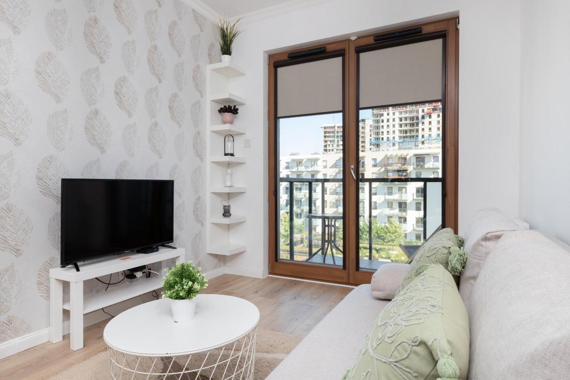 Starowiejska Apartment With Balcony Next To Arena Gdansk Stadium By Noclegi Renters Exterior foto