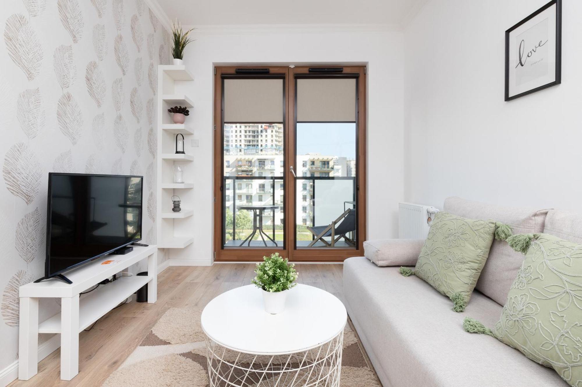 Starowiejska Apartment With Balcony Next To Arena Gdansk Stadium By Noclegi Renters Exterior foto